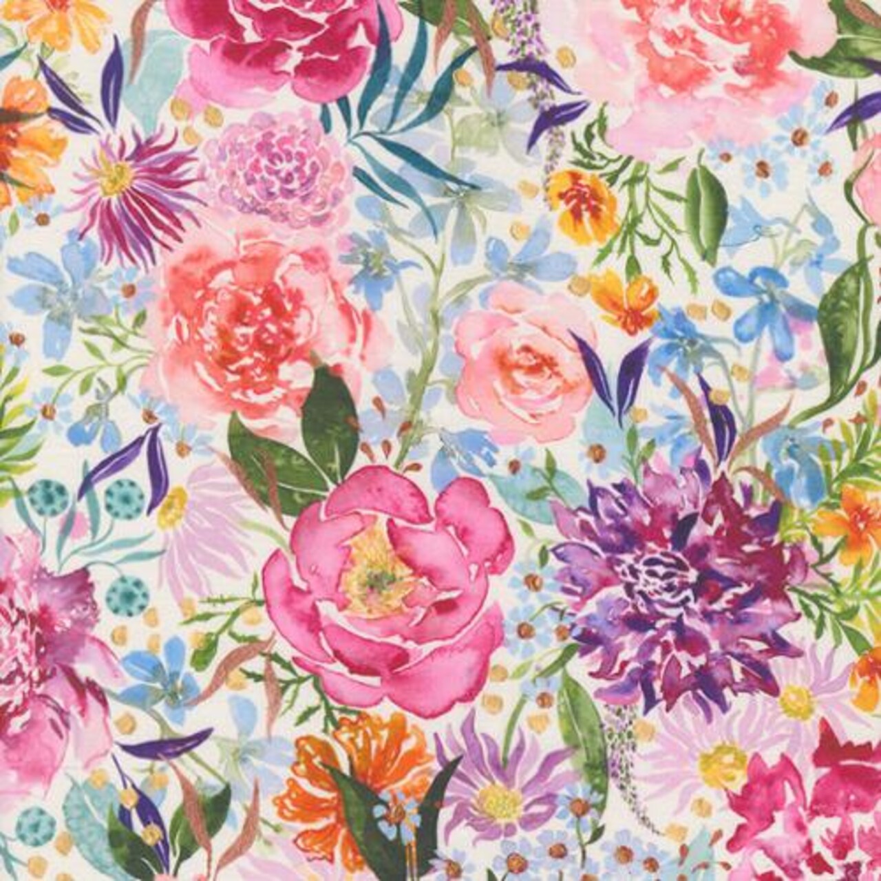 Fabric Moda Cloud Midsummer Bloom Soulstice 108" Wide Back by the Quarter Yard 108039-11